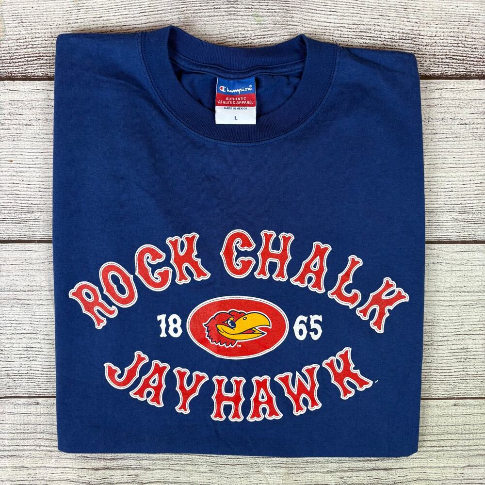2000s Champion University of Kansas Jayhawks College T-shirt